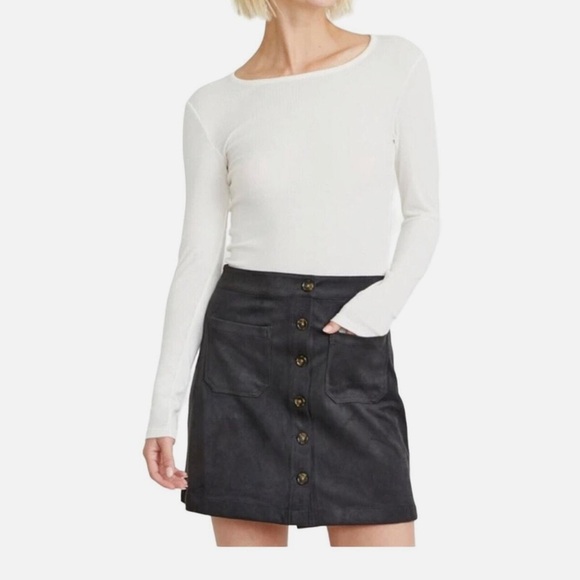 Marine Layer Myra Mini Skirt Size 4 - Picture 1 of 9